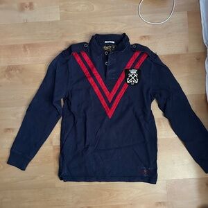 Rugby Ralph Lauren navy long sleeve polo